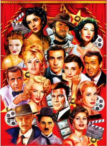ANATOLIAN Puzzle Hvězdy Hollywoodu / 1000 dílků / od 14 let