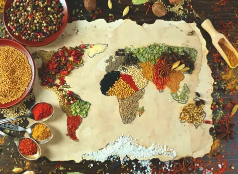 ANATOLIAN Puzzle Mapa světa z koření / 1000 dílků / od 12 let