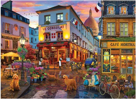 ANATOLIAN Puzzle Kavárna Montmartre / 1000 dílků / od 14 let