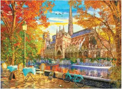 ANATOLIAN Puzzle Podzimní Notre Dame / 1000 dílků / od 14 let