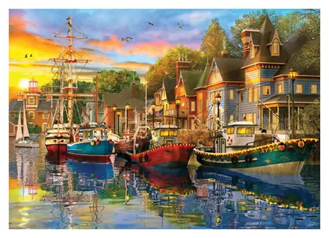 ANATOLIAN Puzzle Světla v přístavu / 1500 dílků / od 12 let