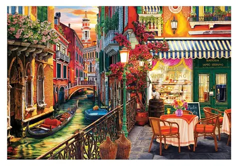 ANATOLIAN Puzzle Káva v Benátkách / 2000 dílků / od 12 let