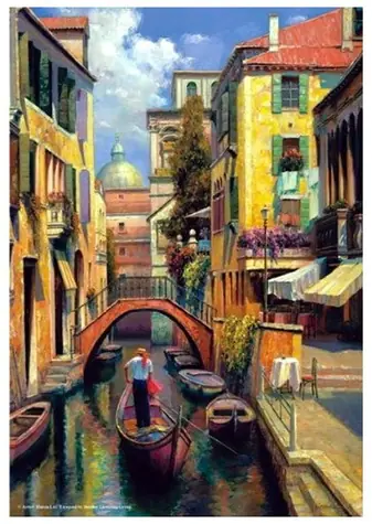 ANATOLIAN Puzzle Neděle v Benátkách / 500 dílků / od 12 let