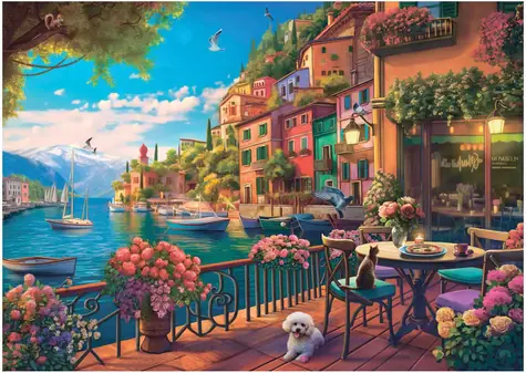 ANATOLIAN Puzzle Kavárna Como XL / 700 dílků / od 12 let