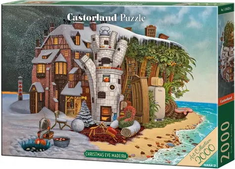 Castorland 201020 Puzzle Art Collection: Vánoce na Madeiře / 2000 dílků / od 9 let