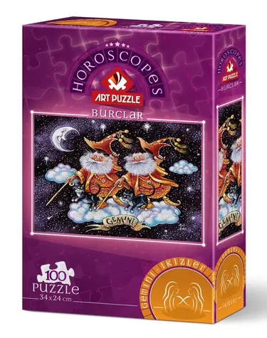 ART PUZZLE 5803 Puzzle Znamení zvěrokruhu: Blíženci / 100 dílků / od 6 let