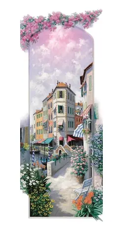 ART PUZZLE 4484 Vertikální puzzle Květinové Benátky / 1000 dílků / od 15 let