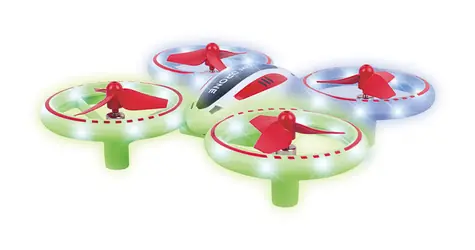 QST Mini dron GLOW QST-1805 červená / od 8 let / 3x AA