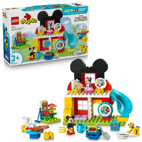 LEGO® DUPLO® 10465 Mickeyho klubík, Minnie a Pluto / Počet dílků: 87 / od 2 let