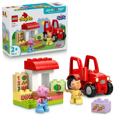 LEGO® DUPLO® 10468 Traktor a tržnice / Počet dílků: 18 / od 2 let