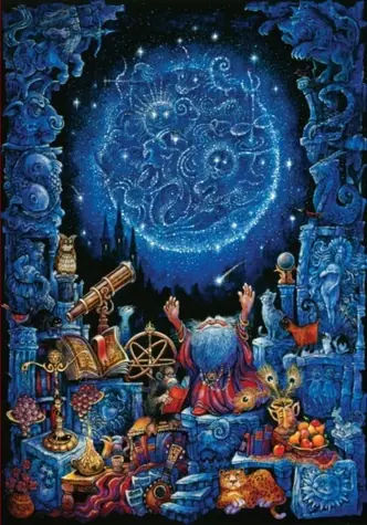 ART PUZZLE 4325 Svítící puzzle Astrologie / 1000 dílků / od 15 let