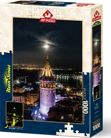 ART PUZZLE 5241 Svítící puzzle Galatská věž / 1000 dílků / od 15 let