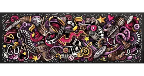 ART PUZZLE 5351 Panoramatické puzzle Prvky rytmu / 1000 dílků / od 15 let