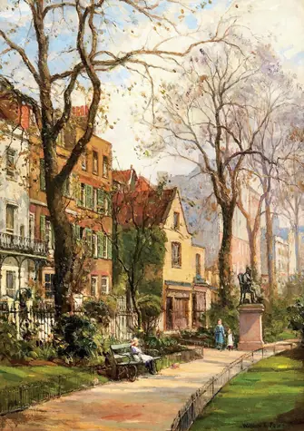 ART PUZZLE 5393 Puzzle Procházka v parku / 1500 dílků / od 15 let