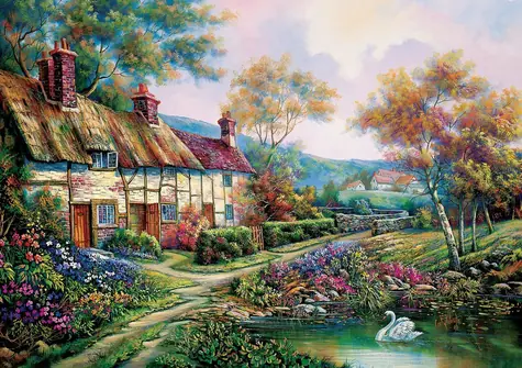 ART PUZZLE 5379 Puzzle Jarní zahrada / 1500 dílků / od 15 let