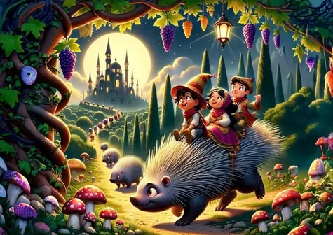 ART PUZZLE 35541 Puzzle Ježek a kamarádi / 200 dílků / od 7 let