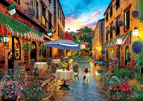 ART PUZZLE 5475 Puzzle Itálie na kole / 2000 dílků / od 15 let