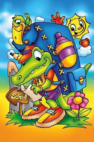 ART PUZZLE 5852 Dřevěné puzzle Cesta do školy / 16 dílků / od 3 let