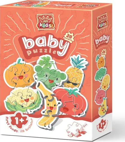 ART PUZZLE 5822 Baby Puzzle Ovoce a zelenina / 2-4 dílky / od 1 roku