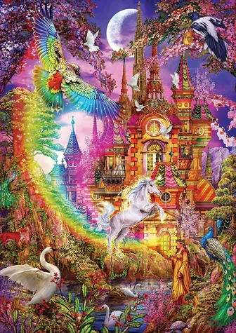 ART PUZZLE 5075 Puzzle Duhový hrad / 500 dílků / od 8 let