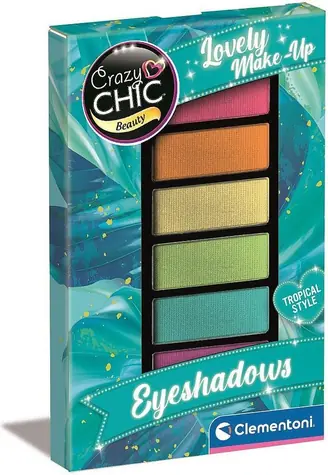Clementoni Crazy Chic Teen: MakeUp Eyes Tropical Vibe / od 9 let