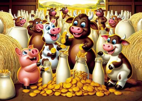 ART PUZZLE 35041 Puzzle Mléčný poklad / 25 dílků / od 3 let