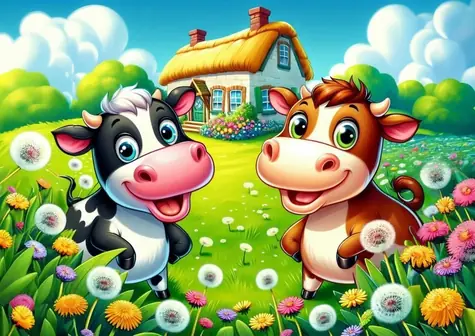 ART PUZZLE 35042 Puzzle Šťastné kravičky / 25 dílků / od 3 let