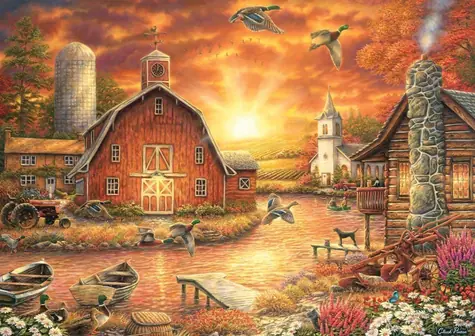 ART PUZZLE 5526 Puzzle Nový den / 3000 dílků / od 15 let