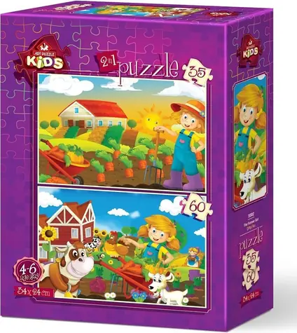 ART PUZZLE 5582 Puzzle Farmářka / 35+60 dílků / od 4 let