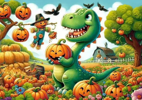 ART PUZZLE 35328 Puzzle Roztomilý dinosaurus / 50 dílků / od 4 let