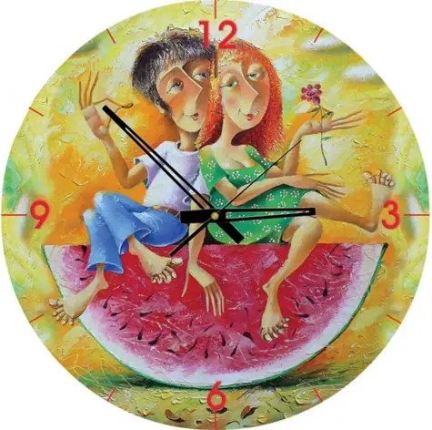 ART PUZZLE 4291 Puzzle hodiny Milujeme červenou / 570 dílků / od 14 let