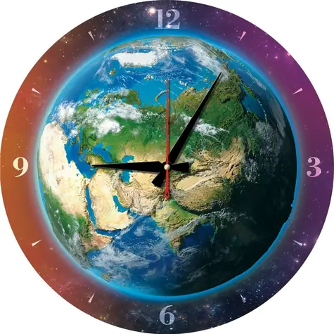 ART PUZZLE 5002 Puzzle hodiny Svět / 570 dílků (včetně rámu) / od 15 let