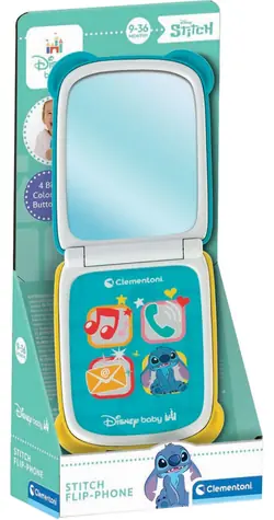 Clementoni BABY Stitchův skládací Smartphone / od 9 měsíců
