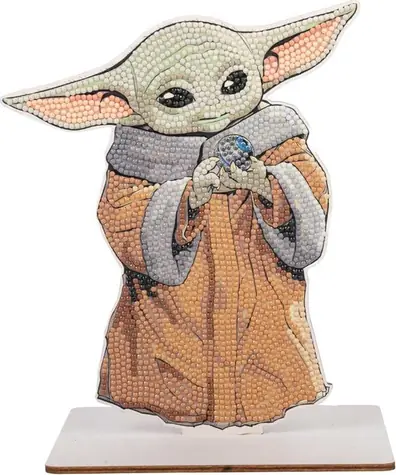 CRYSTAL ART Diamantové malování XL Star Wars: Grogu