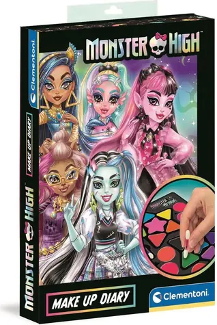 Clementoni Sada Make Up Diary Monster High / od 6 let