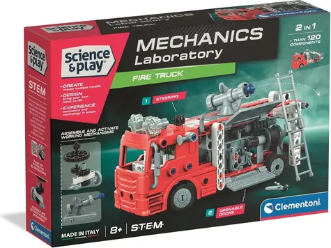 Clementoni Science&Play Mechanická laboratoř Hasičské auto / od 8 let