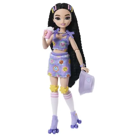 Mattel Barbie dream Besties panenka na koločkových bruslích - RENEE / od 4 let