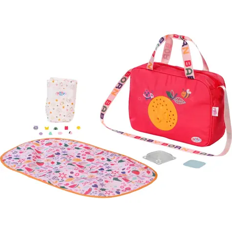 Zapf Creation BABY born Přebalovací taška s nacvakávacími ozdobami / od 3 let