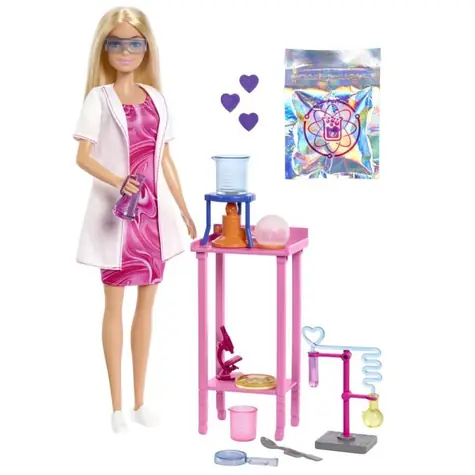 Mattel Barbie panenka v povolání - vědkyně / od 3 let