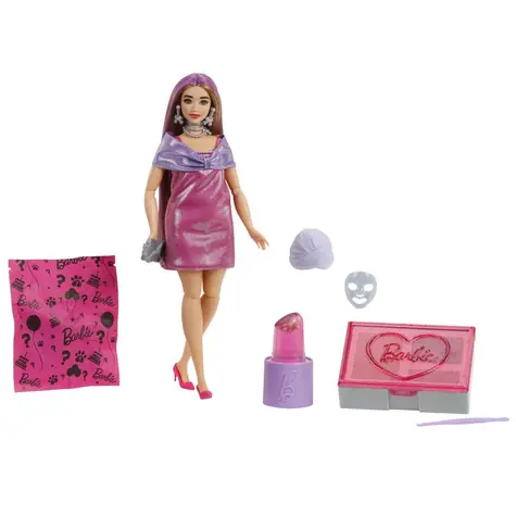 Mattel Barbie party reveal Barbie Glam party - růžová / od 3 let