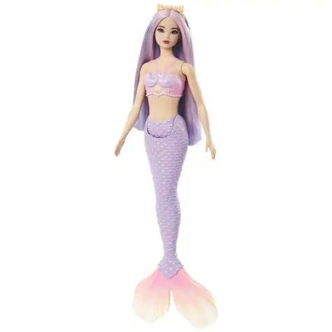 Mattel Barbie pohádková mořská panna - fialová / od 3 let