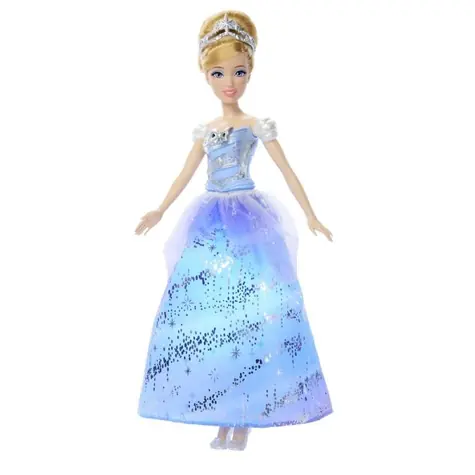 Mattel Disney Princess panenka Popelka se světly a zvuky / od 3 let
