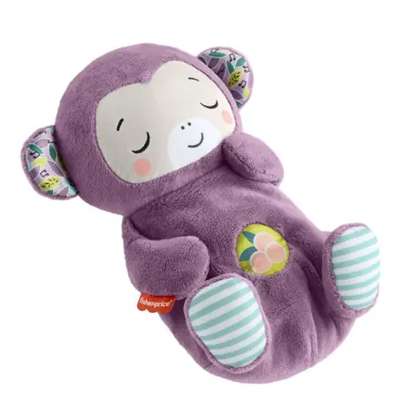 Mattel Fisher Price mazlivá a uklidňující opička fialová / od narození
