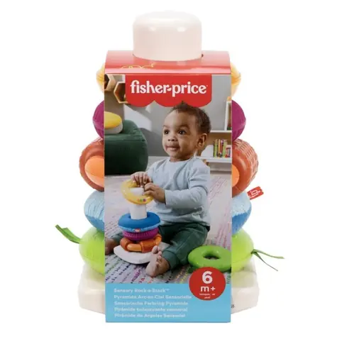 Mattel Fisher Price Skládačka Rock-a-Stack / od 6 měsíců
