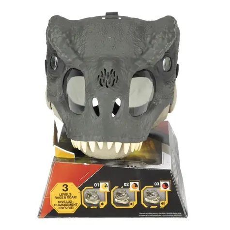 Mattel Jurassic World DELUXE maska T-Rex / od 6 let