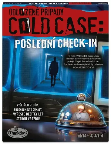 ThinkFun Odložené případy: Poslední check-in / počet hráčů 1-4 / od 14 let