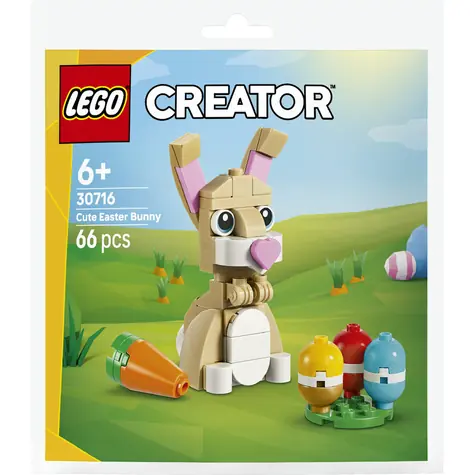 LEGO® Creator 30716 Roztomilý velikonoční zajíček / Počet dílků: 60 / od 6 let