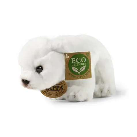 RAPPA Plyšový medvěd lední stojící 19 cm / ECO-FRIENDLY / od 0 měsíců