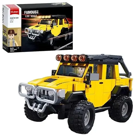 Sluban Model Bricks M38-B1359 Off-Road Wrangler v měřítku 1:35 / 324 dílků / od 8 let