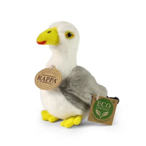 RAPPA Plyšový racek 14 cm / ECO-FRIENDLY / od 0 měsíců